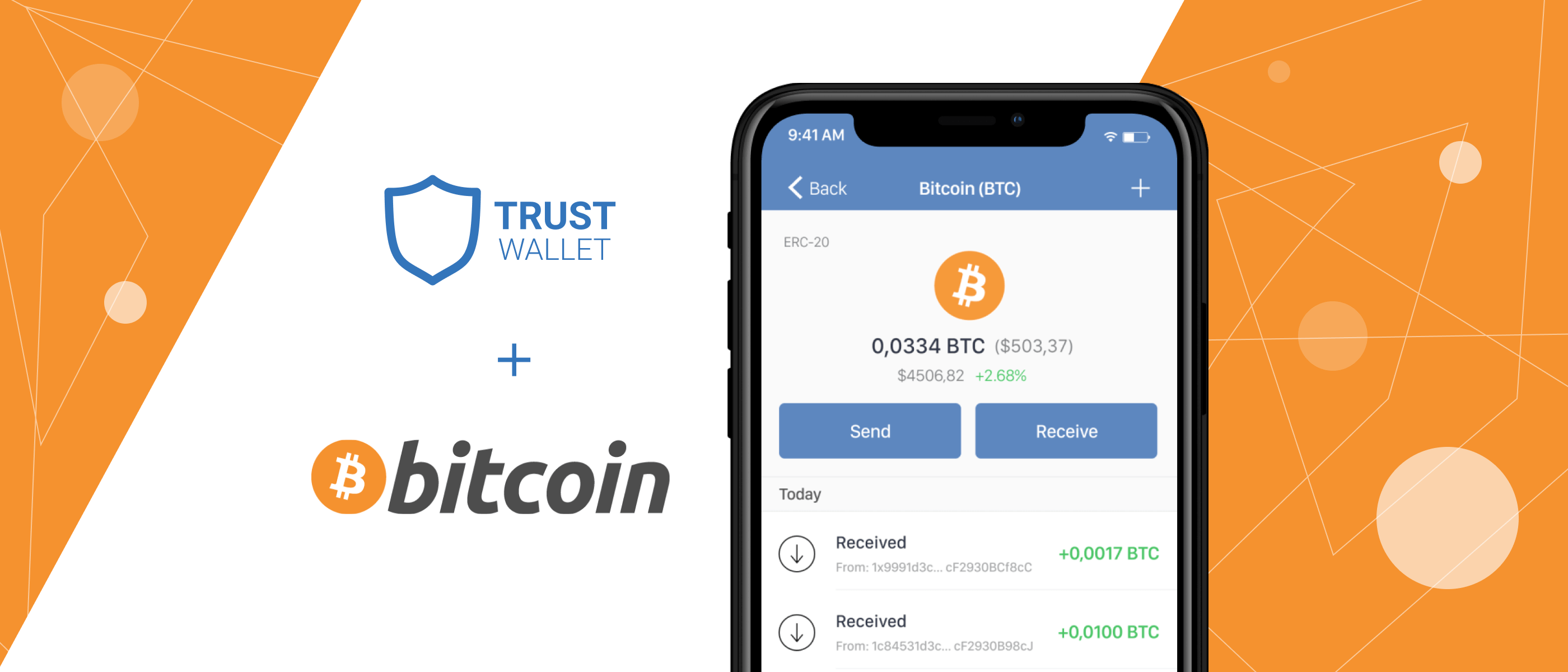 aggiungere crypto trust wallet