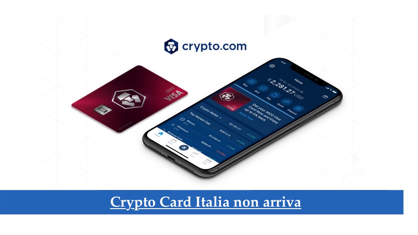 crypto card italia non arriva