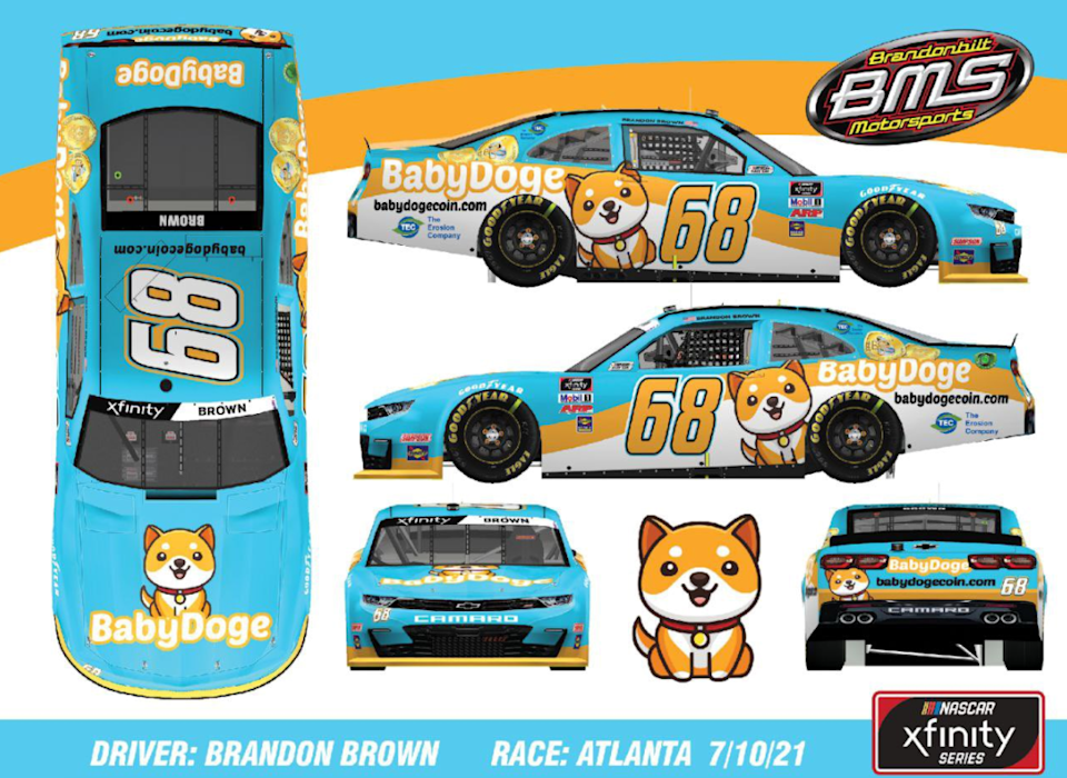 baby doge sponsor formula 1