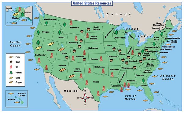 Stati Uniti d'America risorse naturali