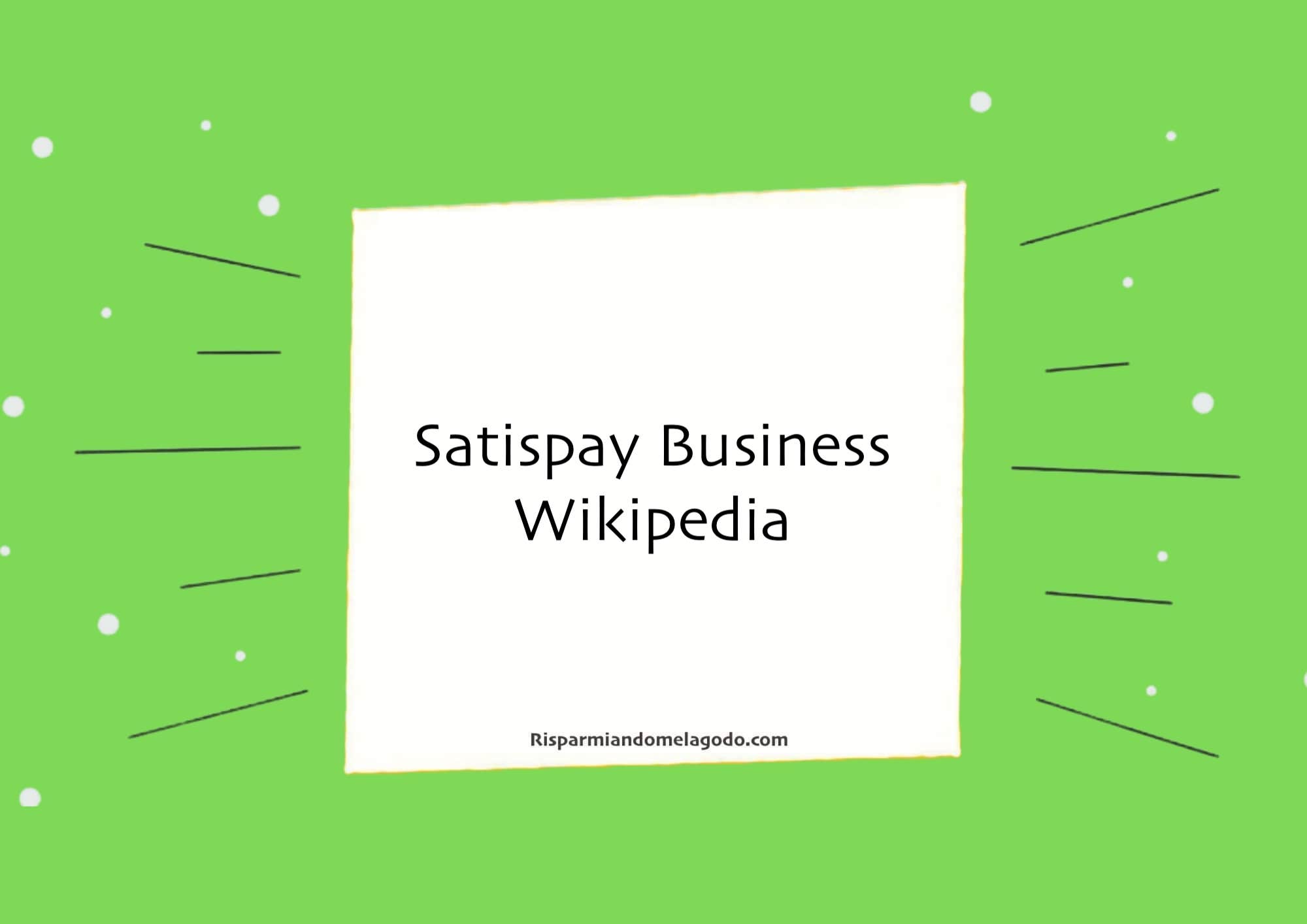 Satispay Business Wikipedia