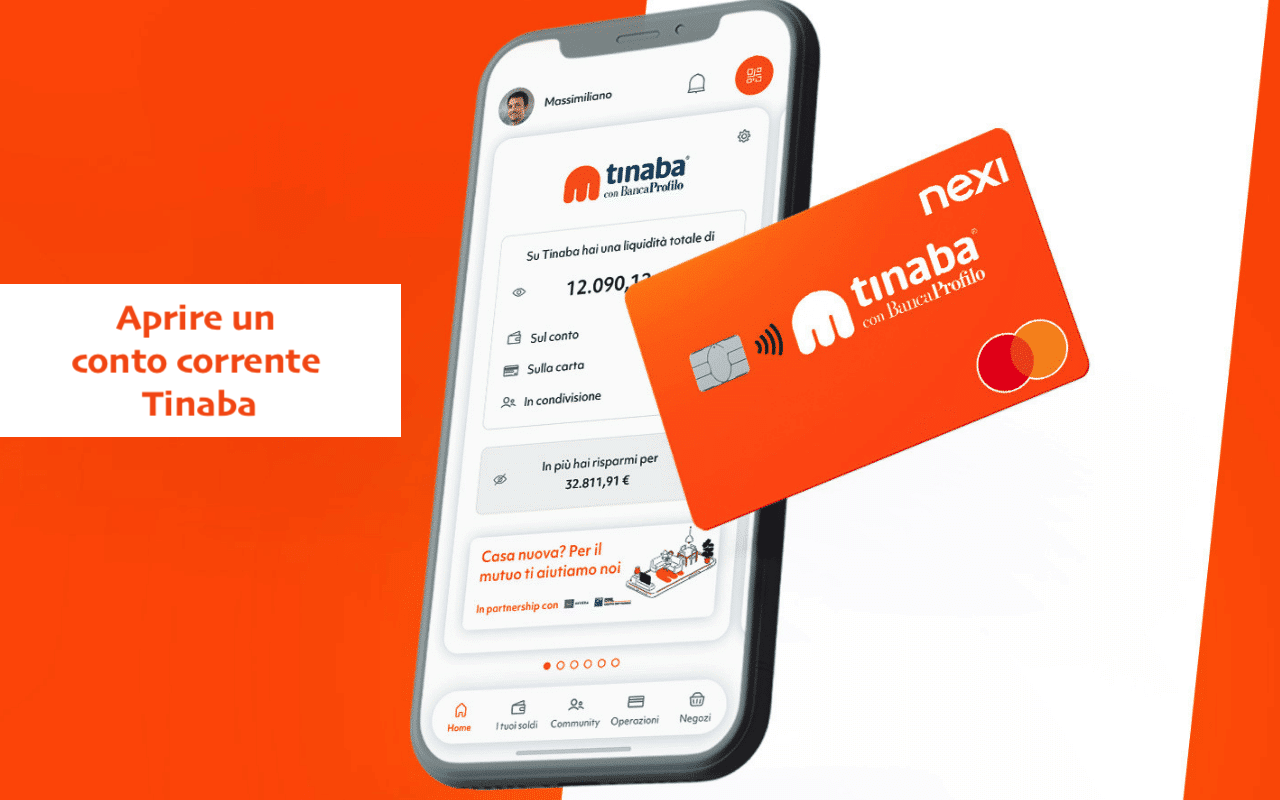 Aprire un conto corrente Tinaba