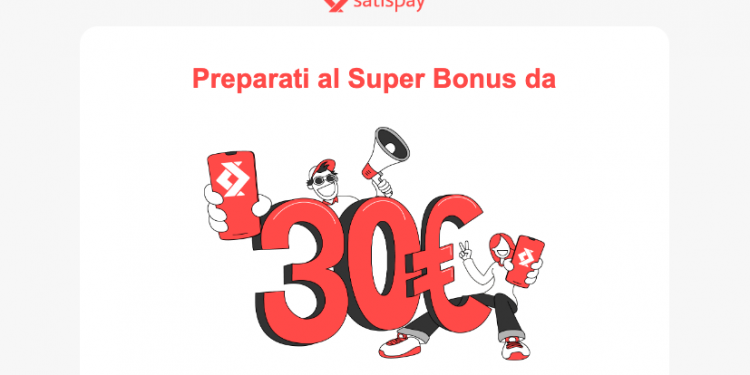Bonus Satispay 30€ 💸 come funziona?