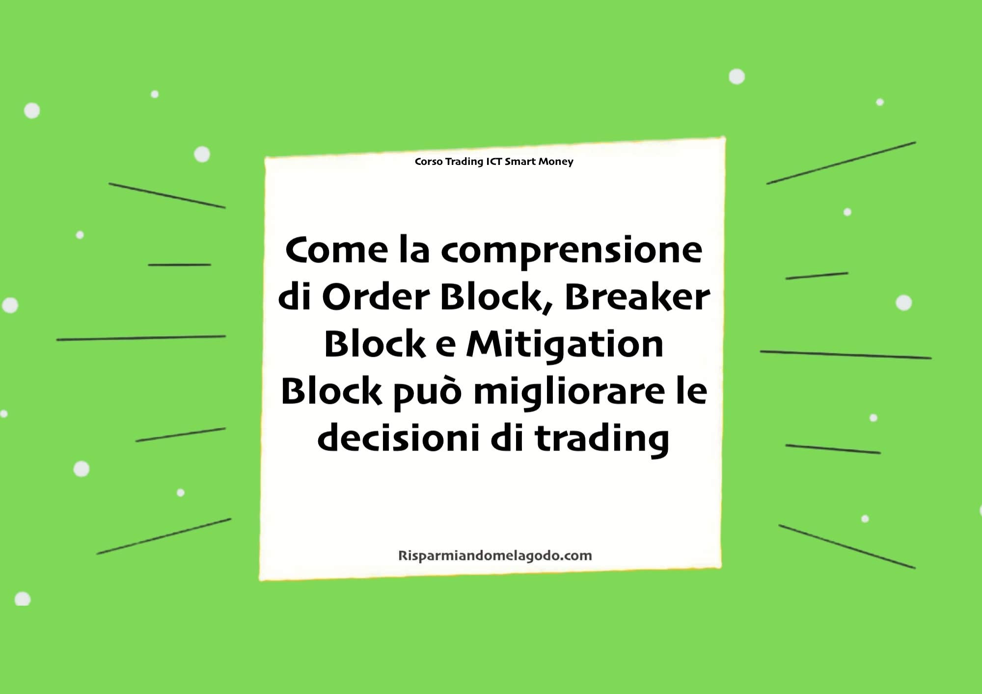 Come la comprensione di Order Block, Breaker Block e Mitigation Block può migliorare le decisioni di trading