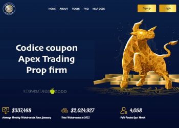 Codice coupon Apex Trading Prop firm