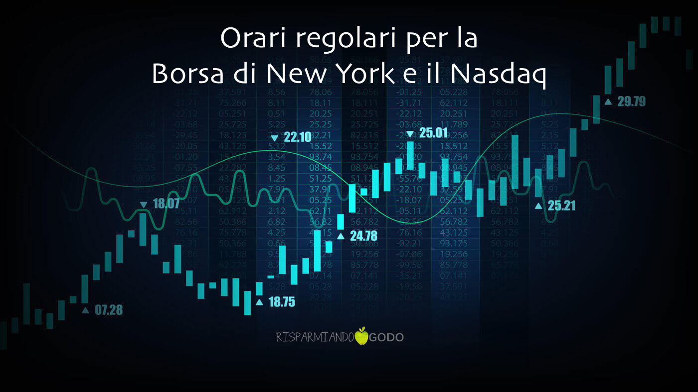 Orari regolari per la Borsa di New York e il Nasdaq